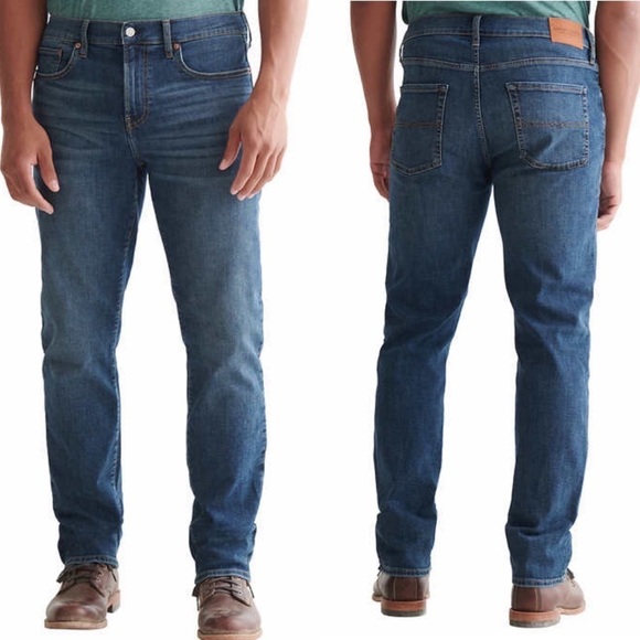 NWT Lucky Brand Size 40x32 221 Straight Leg Straight Fit Dark Wash - Picture 1 of 6